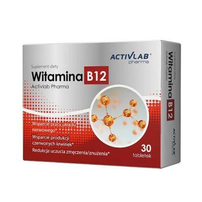 Activlab Pharma Witamina B12, 30 tabl.