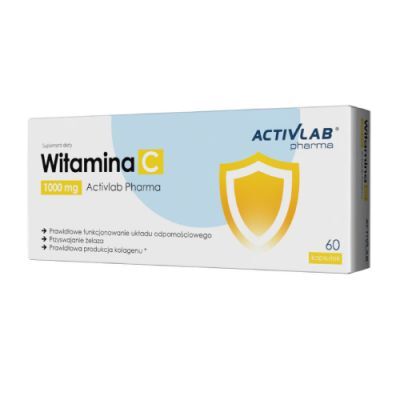 ActivLab Pharma Witamina C 1000 mg, 60 kaps. - prawidłowe funkcjonowanie układu odpornościowego