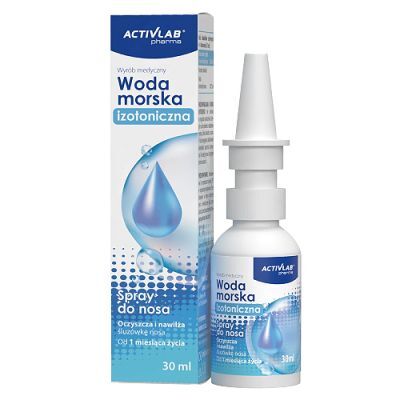 ACTIVLAB Woda morska izotoniczna Spray do nosa, 30 ml