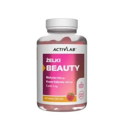 Activlab żelki Beauty o smaku malinowym, 60 szt.