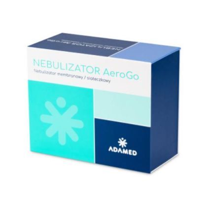 Adamed AeroGo Nebulizator membranowo-siateczkowy z modułem Mp3, 1 szt.