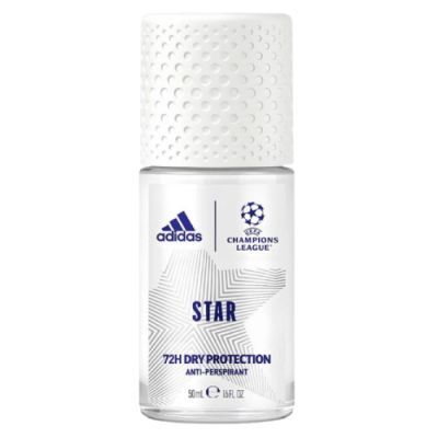 ADIDAS UEFA Champions League Star 72H Roll-on Antyperspirant dla mężczyzn, 50ml