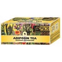ADIPOSIN TEA 1 Herbatka wspomagająca odchudzanie 20 saszetek po 2 g HERBA-FLOS