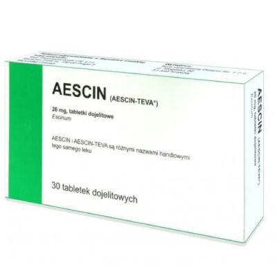 Aescin 0,02 g - 30 tabletek DELFARMA