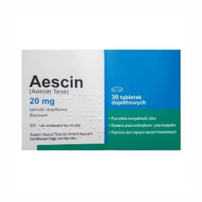 AESCIN 20 mg, 30 tabletek (INPHARM)