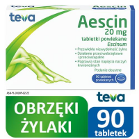 AESCIN 20 mg 90 tabletek