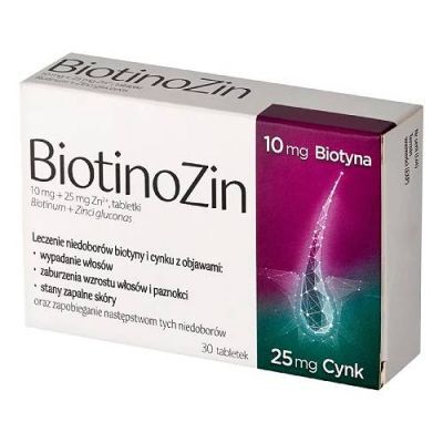 AFLOFARM BiotinoZin, 30 tabletek