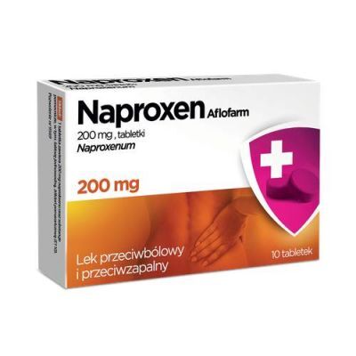 AFLOFARM Naproxen 200mg, 10 tabletek