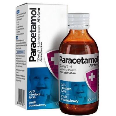 AFLOFARM Paracetamol syrop 120mg/5ml, 100 ml