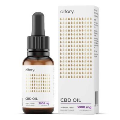 AIFORY CBD Olej 6000mg, 30ml  KRÓTKA DATA 28.02.2025