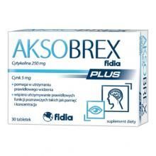 Aksobrex Fidia Plus, 30 tabl. KRÓTKA DATA 31.08.2026