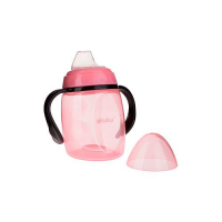 AKUKU Bidon z miękkim ustnikiem 280ml PINK A0429