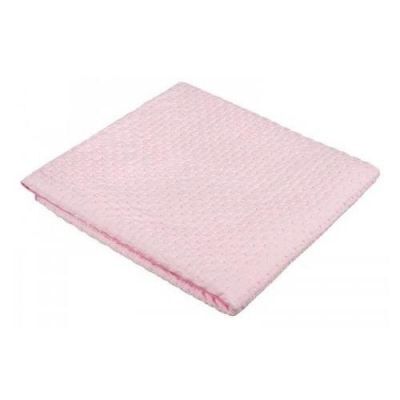 AKUKU Kocyk bawełniany RÓŻOWY, 1szt.