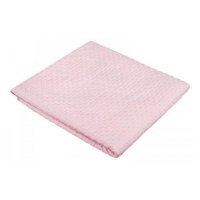 AKUKU Kocyk bawełniany RÓŻOWY, 1szt.