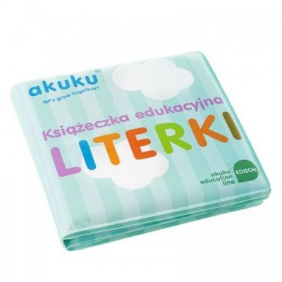 AKUKU Książeczka edukacyjna Literki A0475, 1szt. 0 m+