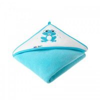 AKUKU Okrycie kąpielowe 100% bawełna 100x100 cm ŻABA, 1 szt.