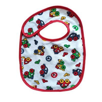 AKUKU Śliniak na rzep średni A1320 Samochodziki, 1 szt.