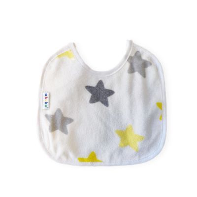 AKUKU Śliniak wiązany mały Gwiazdki A1640