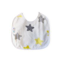 AKUKU Śliniak wiązany mały Gwiazdki A1640