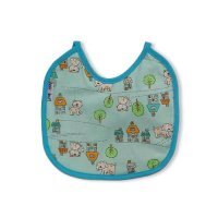 AKUKU Śliniak wiązany mały Miasto niebieski A1640