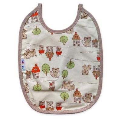 AKUKU Śliniak wiązany średni A1661 żółty