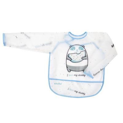 AKUKU Śliniak z rękawkiem Borsuk A0517, 1szt