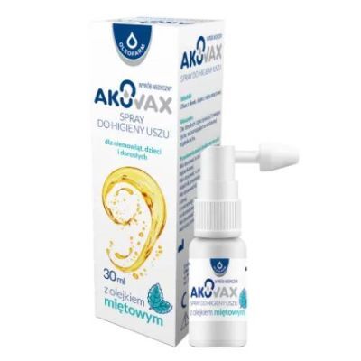 Akuvax Spray do higieny uszu, 30 ml