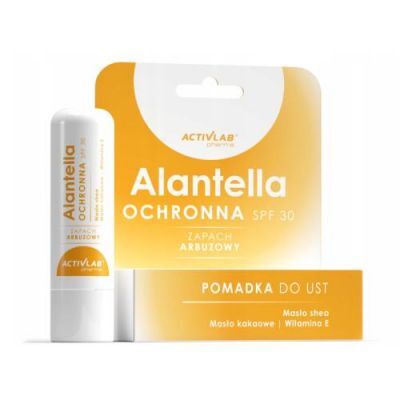 ALANTELLA Pomadka do ust OCHRONNA SPF 30 zapach arbuzowy 4,9 g