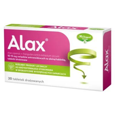 ALAX 20 tabletek drażowanych lek przeczyszczający