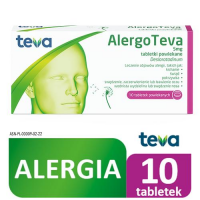 ALERGO TEVA 5 mg 10 tabletek na alergię