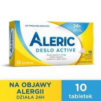 ALERIC DESLO ACTIVE 5 mg 10 tabletek na alergię