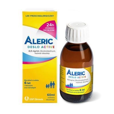 Aleric Deslo Active rozt.doust. 0,5g/ml - 60ml  KRÓTKA DATA 31.05.2026