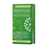 Alerzina 10 mg Lek przeciwalergiczny, 10 tabletek powlekanych