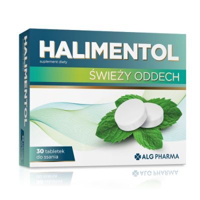 ALG PHARMA Halimentol Świeży oddech, 30 tabl. do ssania