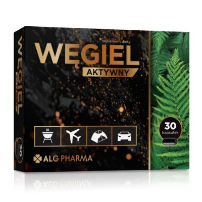 ALG PHARMA Węgiel aktywny, 30 kaps.