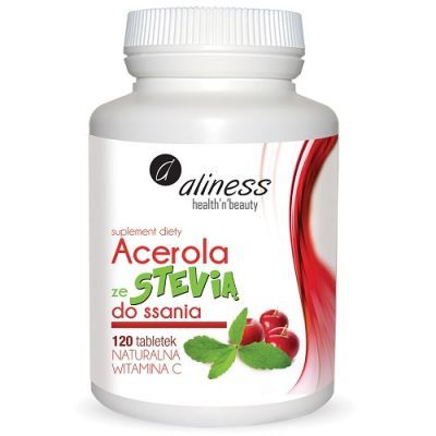 ALINESS Acerola ze Stevią 120 tabletek do ssania