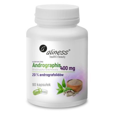 Aliness Andrographis 400 mg, 90 kaps.