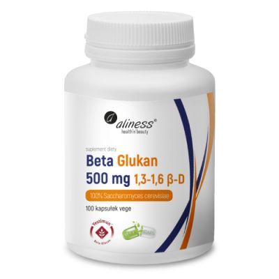 ALINESS Beta Glukan Yestimun® 1,3-1,6 ß-D 500 mg 100 kapsułek