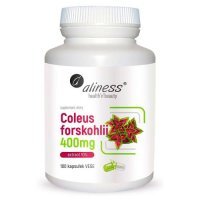 ALINESS Coleus forskohlii 10% 400mg (pokrzywa indyjska) 100 kapsułek