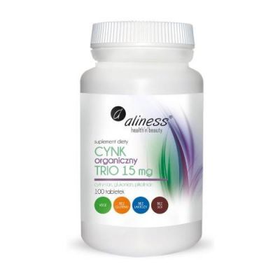 ALINESS Cynk Organiczny trio 15 mg, 100 tabletek