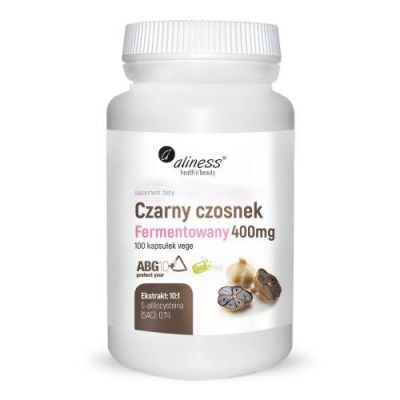 ALINESS Czarny czosnek fermentowany 400mg, 100 kapsułek