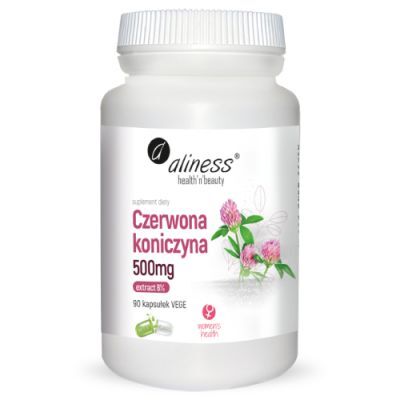 ALINESS Czerwona koniczyna 500 mg, 90 kaps.