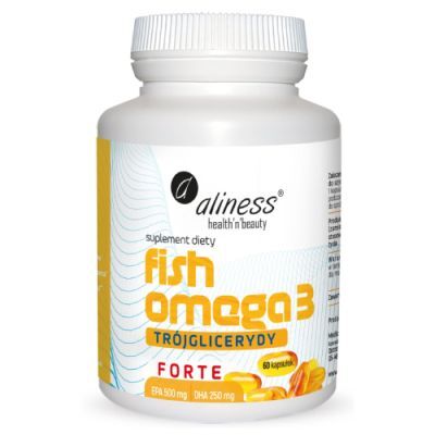 ALINESS Fish Omega 3 Forte Trójglicerydy, 60 kaps.