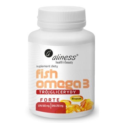 Aliness Fish Omega 3 Forte Trójglicerydy, 90 kaps.