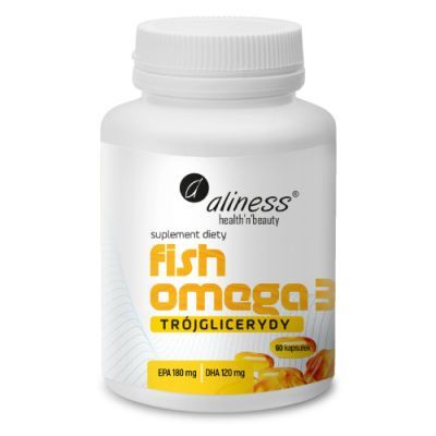 Aliness Fish Omega 3 Trójglicerydy, 60 kaps.