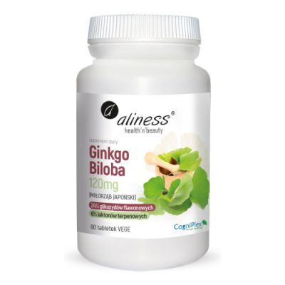 ALINESS Ginkgo Biloba 120 mg, 60 tabl.