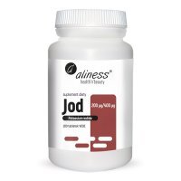 ALINESS Jod 200 µg / 400 µg Jodek potasu 200 tabletek wegańskich