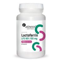 ALINESS Lactoferrin LFS 90% 100 mg 60 kapsułek