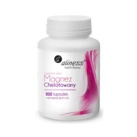 Aliness Magnez chelatowany 720 mg + witamina B6, 100 kaps.