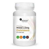 ALINESS Miedź 2,5mg Chelatowana 100 tabletek